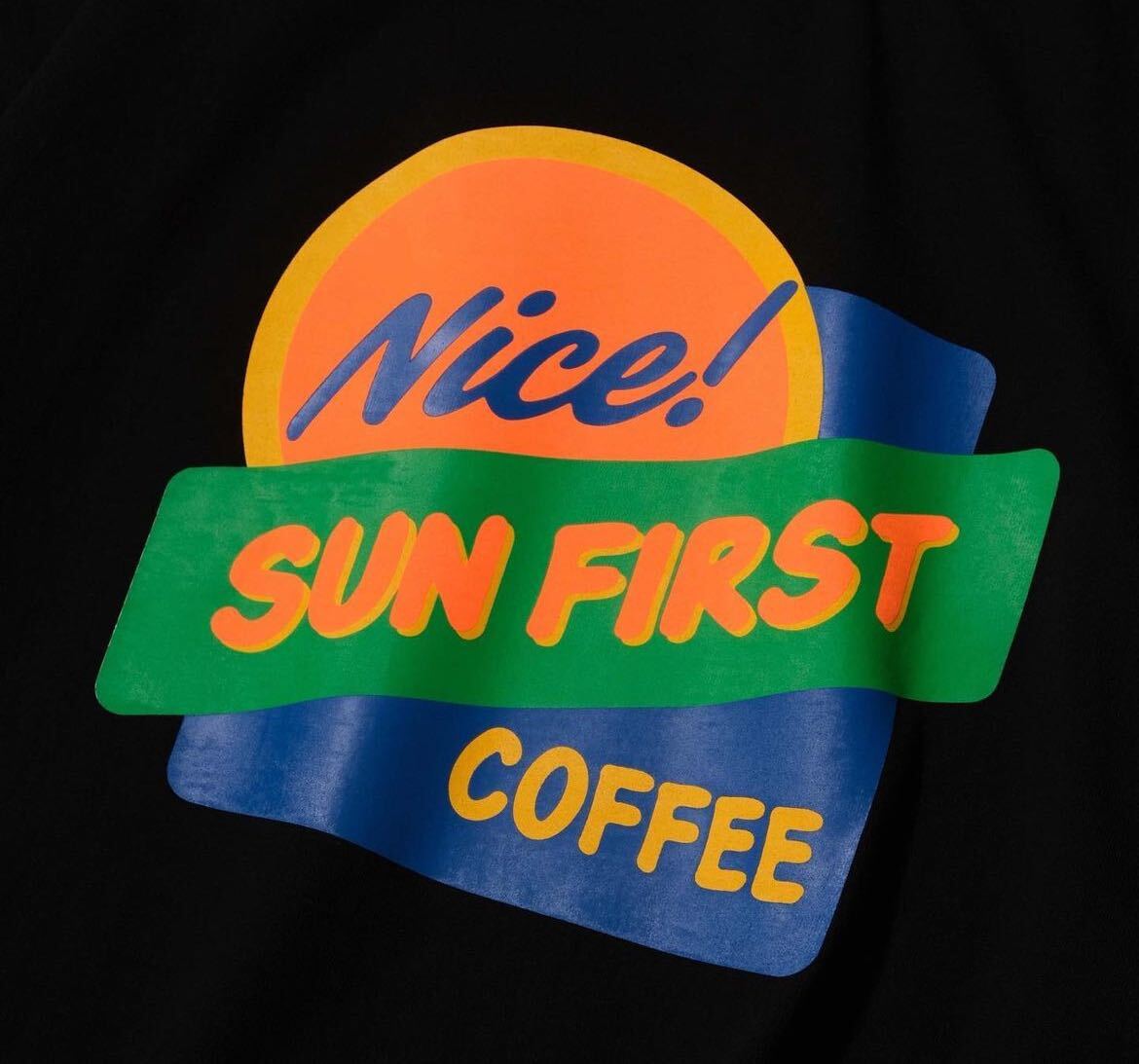 keboz sun first coffee L Tシャツ ケボズ 北堀江店限定 tee black 黒 ブラック_画像3