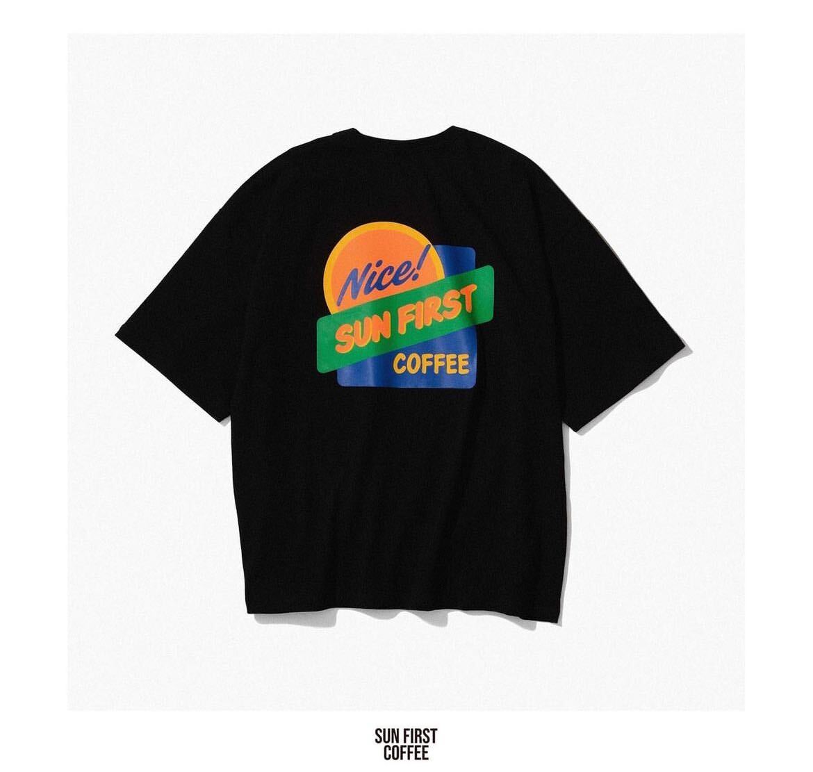 keboz sun first coffee L Tシャツ ケボズ 北堀江店限定 tee black 黒 ブラック_画像2