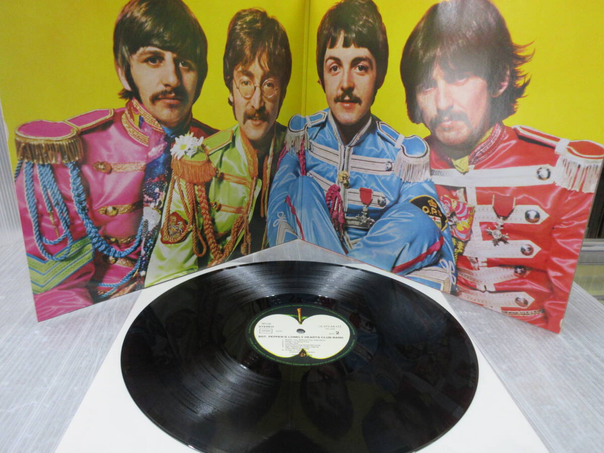 ドイツ盤 Dmm 圧巻 爆音 轟音 美盤/BEATLES SGT. PEPPER'S LONELY HEARTS CLUB BAND/ビートルズ ドイツ Beatles German/当時新品購入_画像7