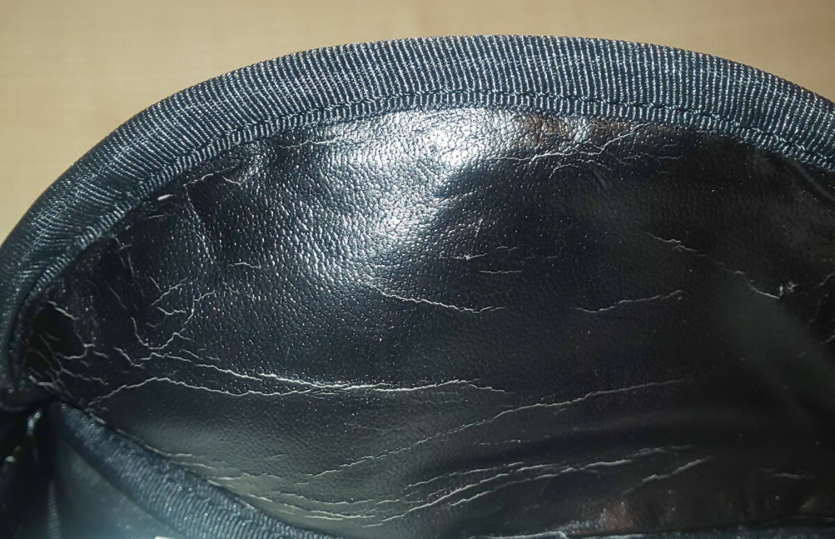  Ostrich belt bag waist bag black 