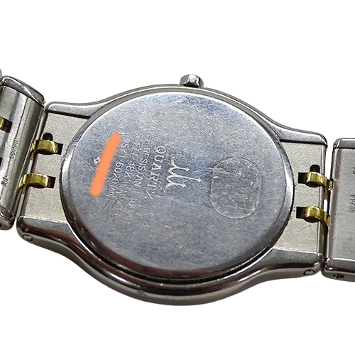 1 иен ~ Seiko SEIKO Credor 9571-6020 часы мужской бренд кварц QZ 18KT оправа нержавеющая сталь SS(v0081485000)