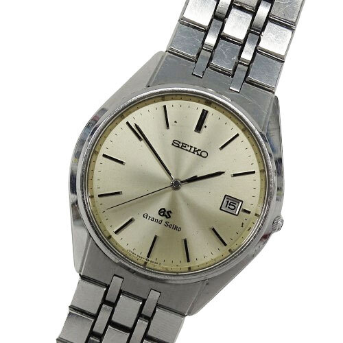 １円〜 グランドセイコー GRAND SEIKO GS 9587-8000 時計 メンズ ブランド デイト クォーツ QZ ステンレス SS (v0081534000)_画像1