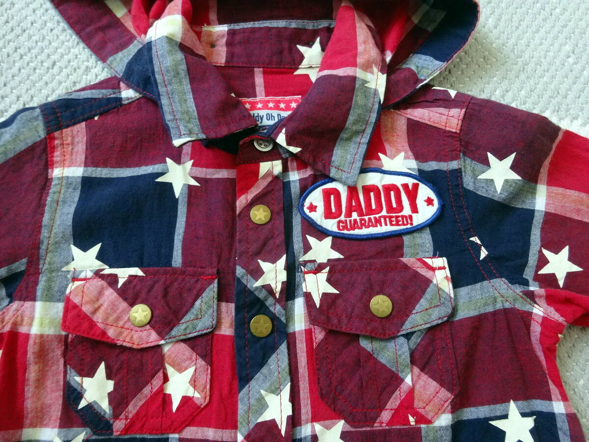 Daddy Oh Daddy フード付き長袖シャツ １００ｃｍ_画像3