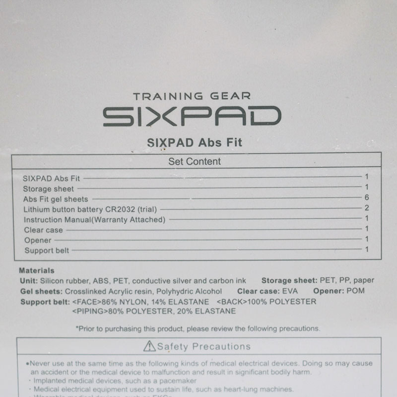 新品未使用 MTG SIXPAD シックスパッド アブズフィット SP-AF2009F_画像4
