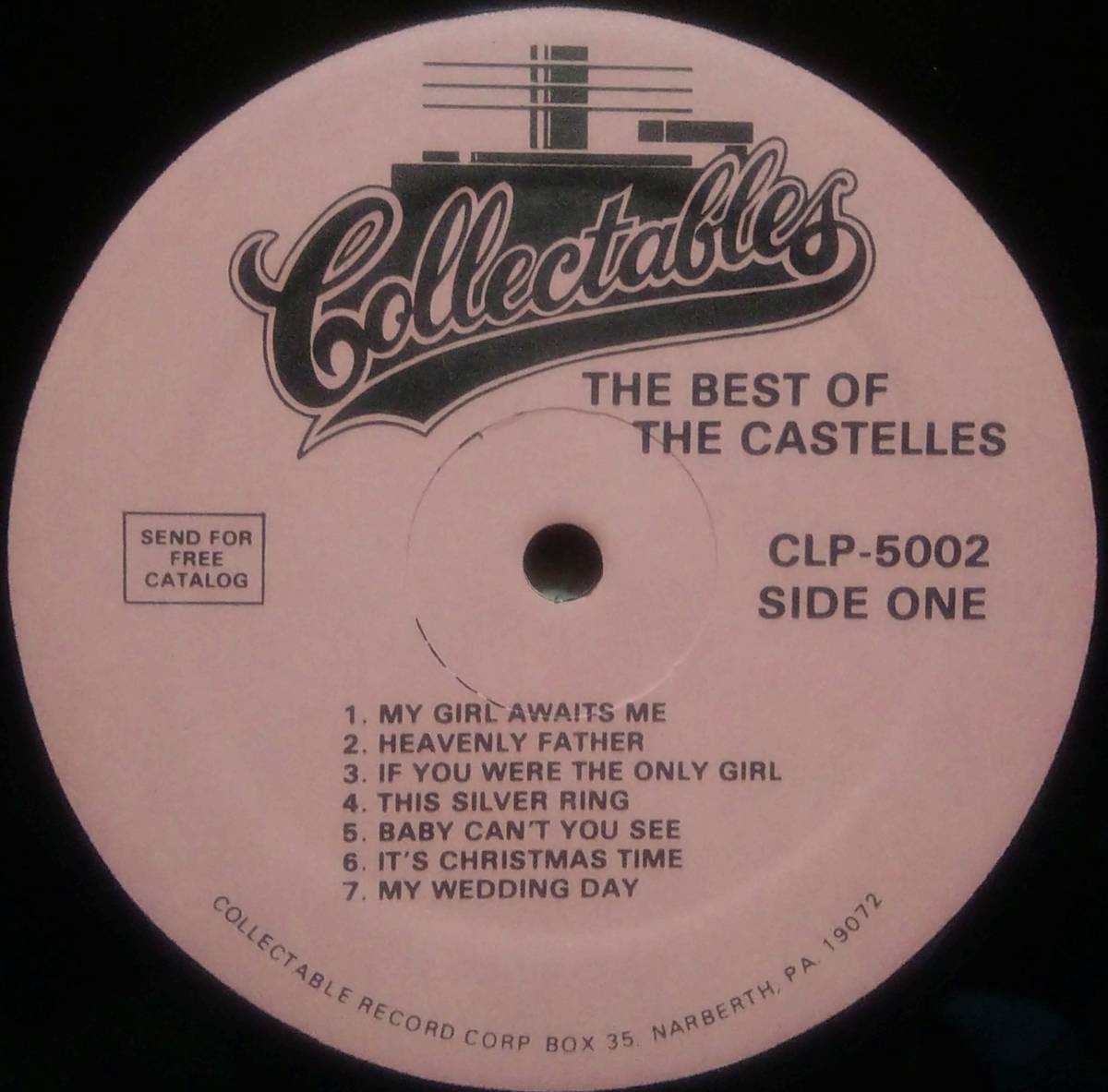 【LP Rhythm & Blues】The Castelles「The Sweet Sound Of The Castelles」US盤_Side1