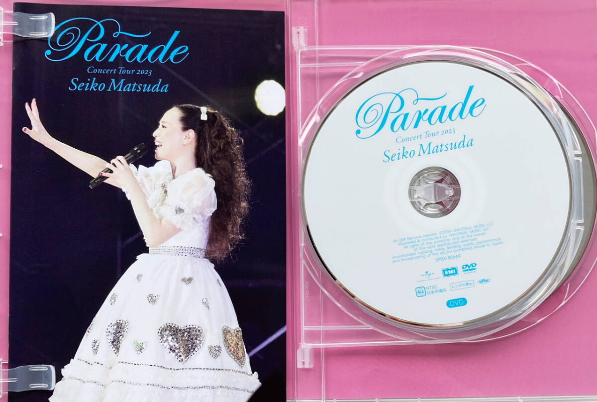 松田聖子Seiko Matsuda Concert Tour 2023 Parade at NIPPON BUDOKAN 初回限定盤DVD CD_画像3