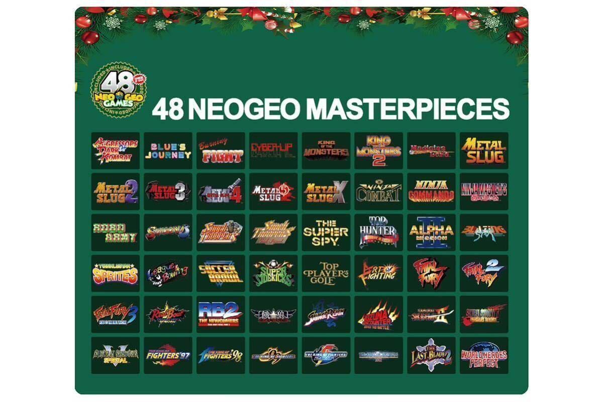 NEOGEO mini Limited Edition ネオジオミニ クリスマス限定版 SNK 40th Anniversary 新品未使用 の画像3