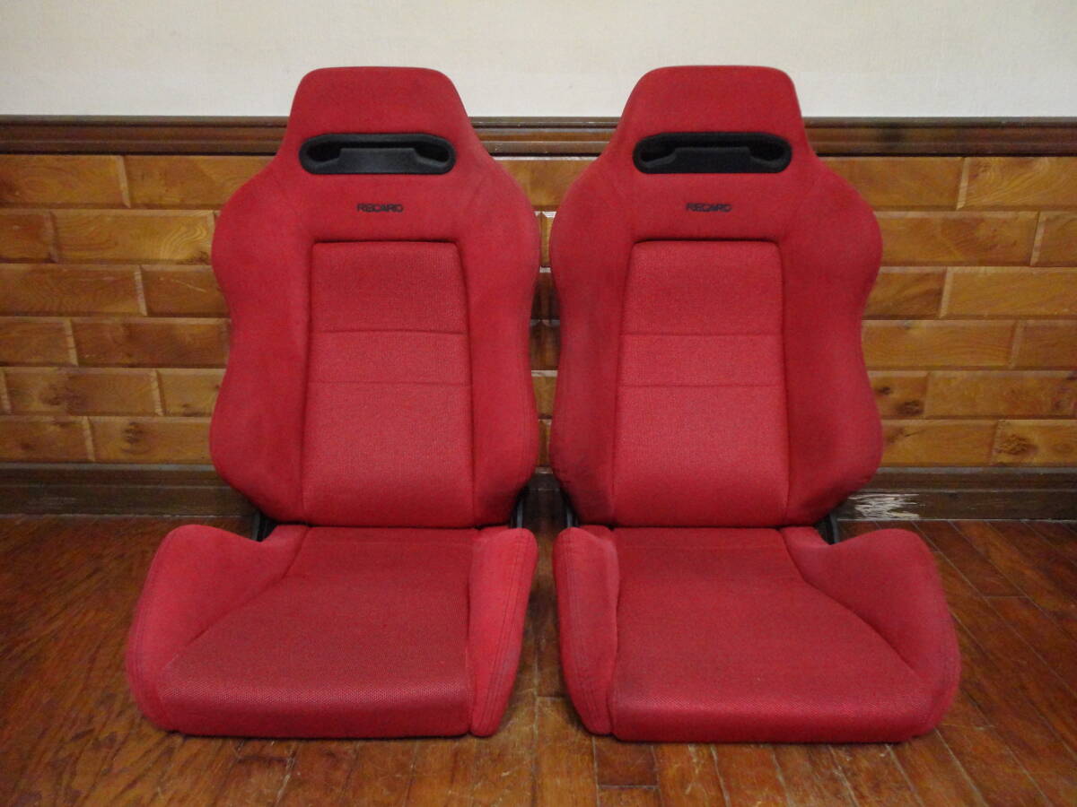 ★RECARO SR3 レッド Type-R純正 左右セット★ _画像1