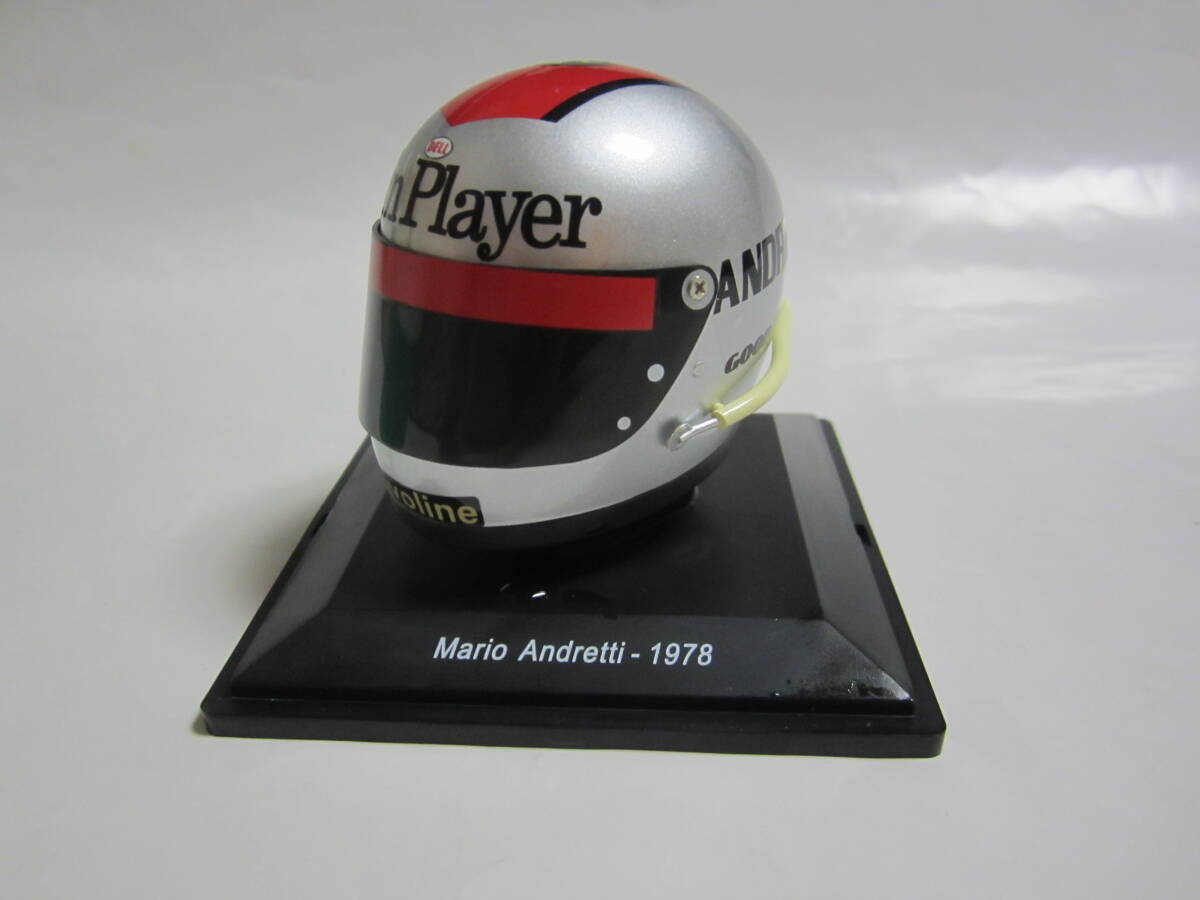 即決 デアゴスティーニ F1ヘルメット・コレクション スパーク 1/5 マリオ・アンドレッティ 1978年ロータス ヘルメット JPS仕様の画像1