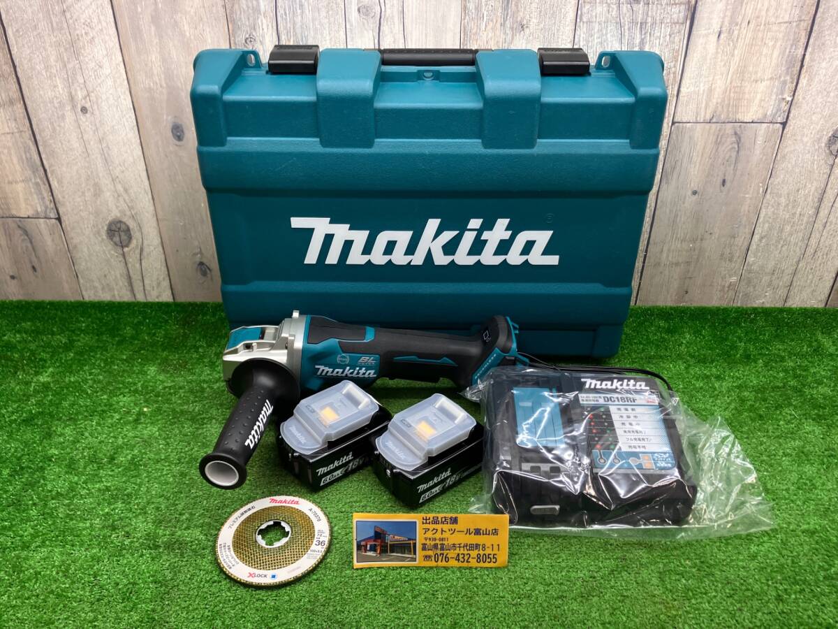 【未使用品】◇マキタ(makita) 100mmコードレスディスクグラインダ GA420DRGX◇アクトツール富山店◇SC_画像1