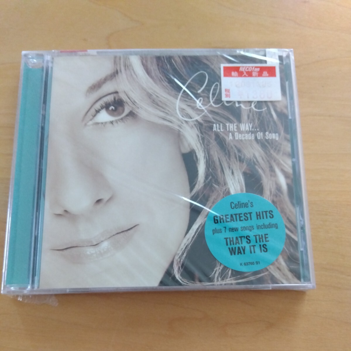 【未開封】celine dion / ALL THE WAY...A Decade Of Songの画像1