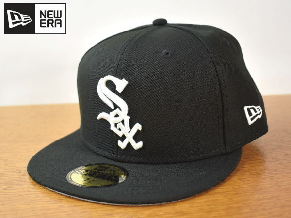 1円スタート!【未使用品】(7-3/8 - 58.7cm) 59FIFTY NEW ERA MLB CHICAGO WHITE SOX ホワイトソックス ニューエラ キャップ 帽子 K111の画像1