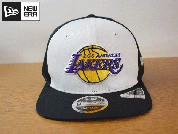 1円スタート!【未使用品】(フリーサイズ)NEW ERA 9FIFTY ORIGINAL FIT LA LAKERS レイカーズ ニューエラ キャップ 帽子 男女兼用 F04_画像2