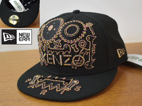 1円スタート!【未使用品】(7 - 55.8cm) 59FIFTY NEW ERA KENZO ケンゾー コラボ ニューエラ キャップ 帽子 K152_画像1