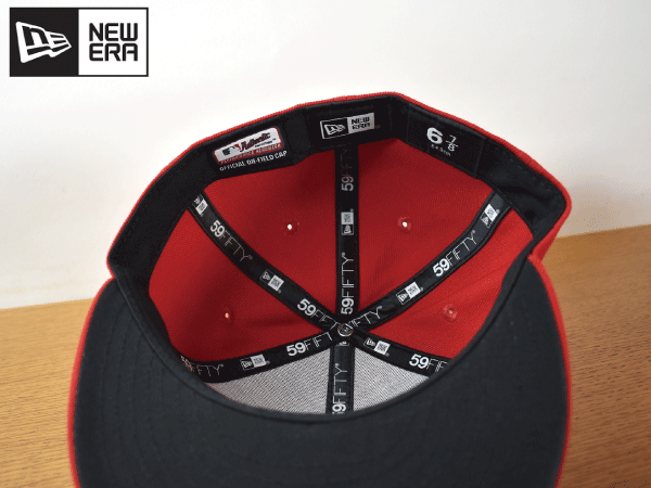 1円スタート!【未使用品】(6-7/8 - 54.9cm) 59FIFTY NEW ERA MLB LA ANGELS エンゼルス ニューエラ キャップ 帽子 K75_画像6