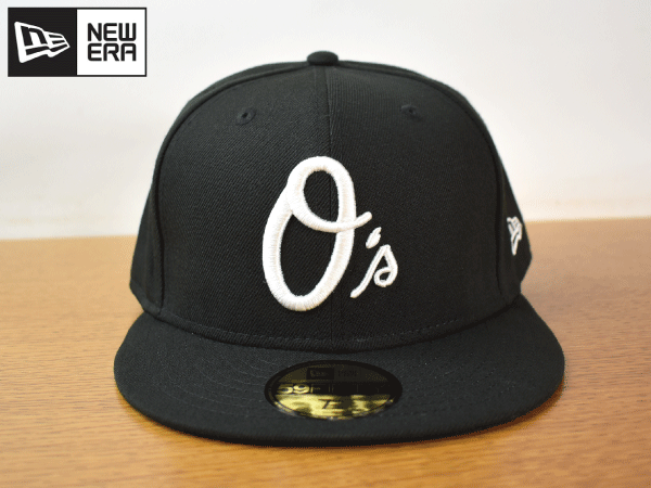 1円スタート!【未使用品】(7-1/2 - 59.6cm) 59FIFTY NEW ERA BALTIMORE ORIOLES オリオールズ ニューエラ キャップ 帽子 サイドパッチ K72_画像2