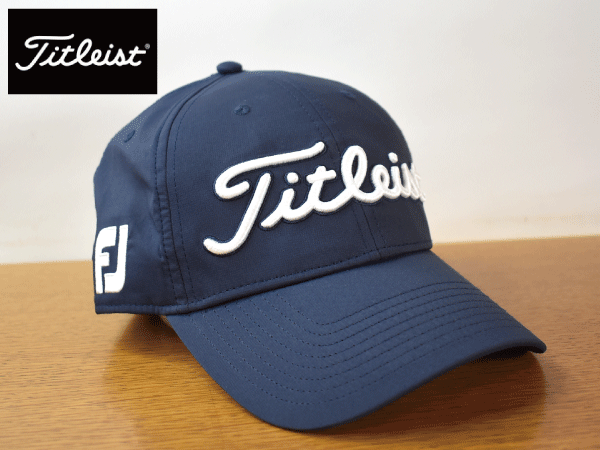 1円スタート!【未使用品】(フリーサイズ) Titleist タイトリスト FJ PRO V1 ゴルフ キャップ 帽子 カジュアルにも 男女兼用 F48 _画像1