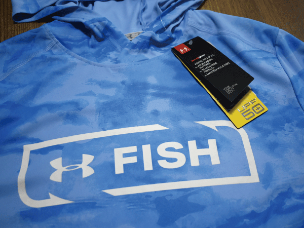 1 jpy start![ new goods ]( men's S) UNDER ARMOUR FISH Under Armor fishing outdoor long T-shirt long sleeve US model K193