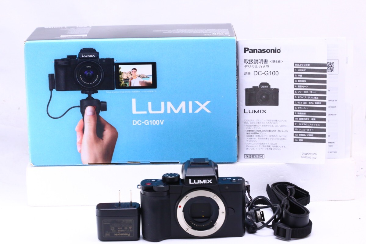 【美品】Panasonic パナソニック LUMIX DC-G100 ボディ #12495_画像1