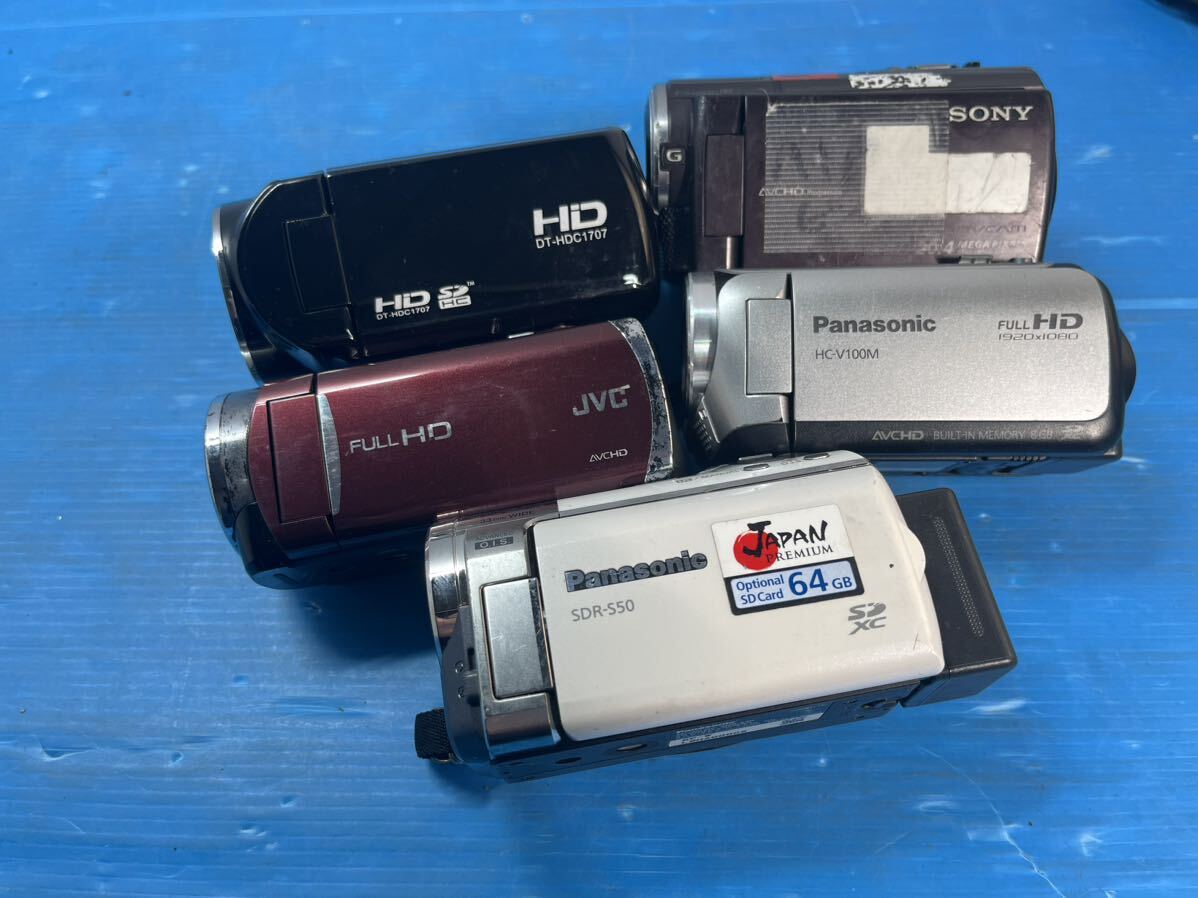 5-19 ビデオカメラ デジタルビデオカメラ コンパクト SONY Panasonic などの画像3