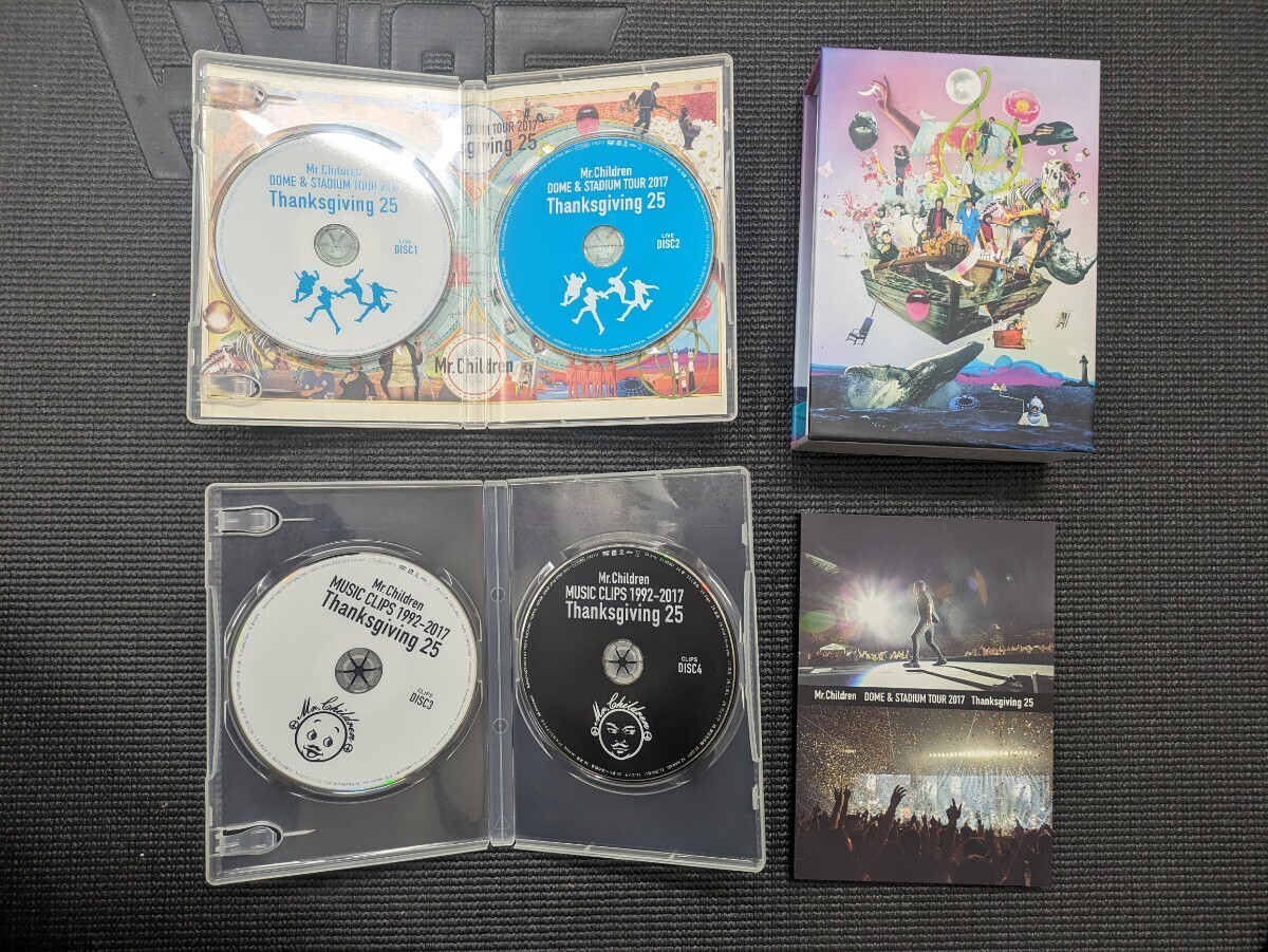 【美品】Mr.Children DOME & STADIUM TOUR 2017 Thanksgiving 25 (4枚組)DVD ミスチル_画像2