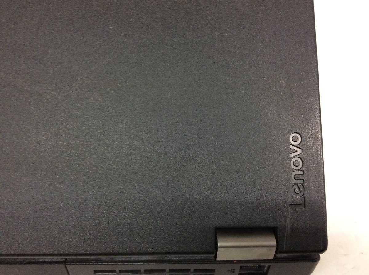 ジャンク/ LENOVO 20J9S29X00 ThinkPad L570 Intel Core i3-7100U メモリ8.19GB HDD500.1GB 【G22318】_天板に傷があります