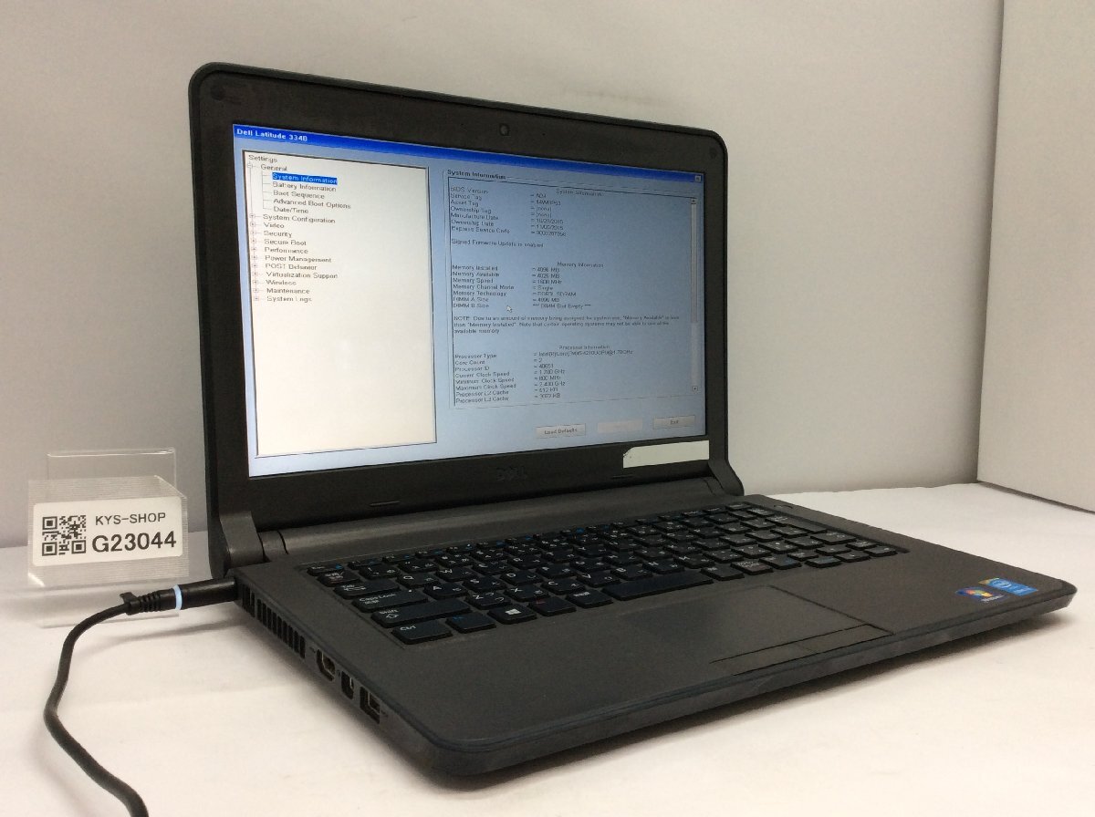 ジャンク/ Dell Latitude 3340 Intel Core i5-4210U メモリ4.1GB HDD500.1GB 【G23044】_画像1