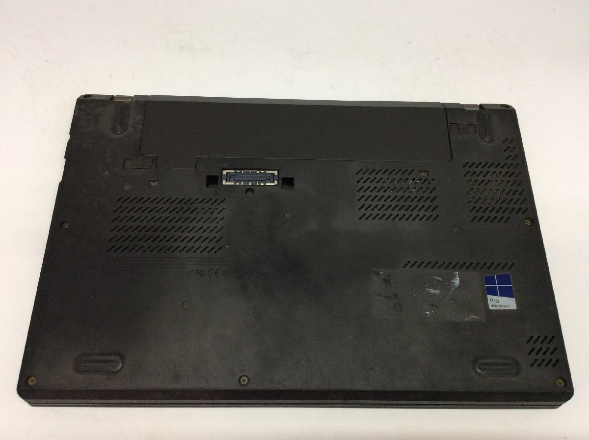 ジャンク/ LENOVO 20F6A05UJP ThinkPad X260 Intel Core i3-6100U メモリ8.19GB HDD500.1GB 【G23073】_底面に塗装剥がれがあります