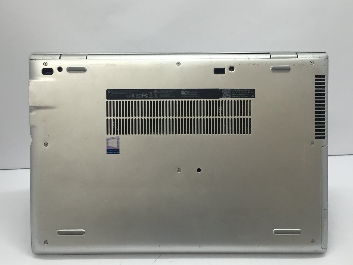 ジャンク/ HP ProBook 650 G4 Intel Core i5-7200U メモリ8.19GB HDD500.1GB 【G21901】の画像7