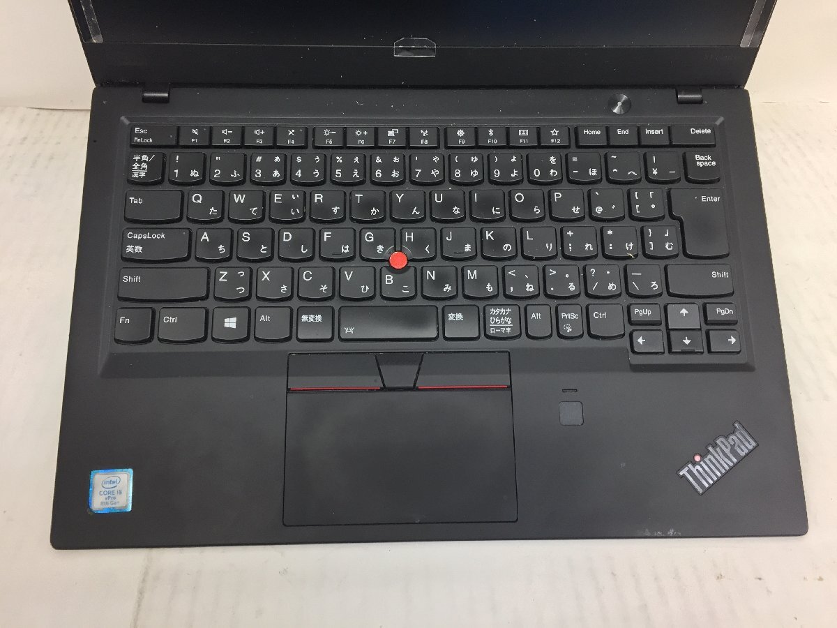 ジャンク/ LENOVO 20KGS5KF00 ThinkPad X1 Carbon 6th Corei5-8世代 メモリ不明 ストレージ無し 【G22537】の画像4