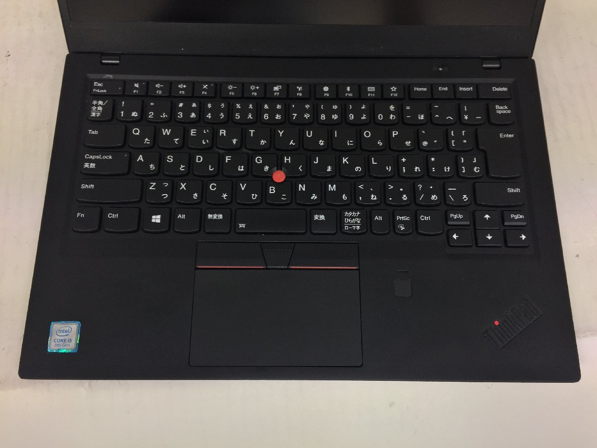 ジャンク/ LENOVO 20KGS0B300 ThinkPad X1 Caebon Corei5-8世代 メモリ不明 ストレージ無し 【G22821】_画像4