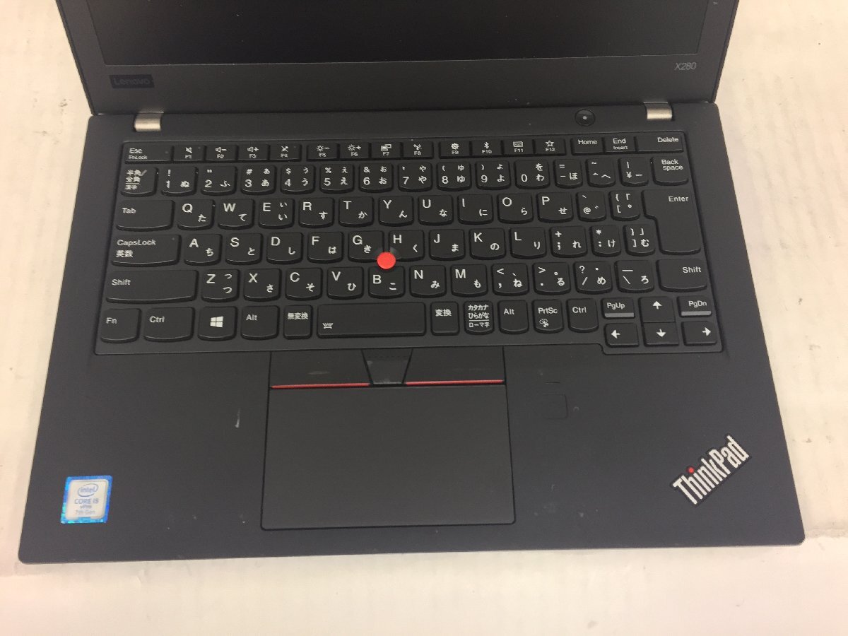 ジャンク/ LENOVO 20KES0LN00 ThinkPad X280 Intel Core i5-7300U メモリ8.19GB NVME256.06GB 【G22868】_画像4