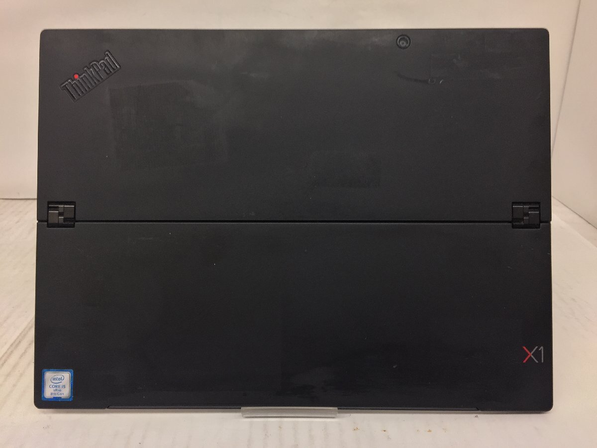 ジャンク/ LENOVO 20KKS4VL01 ThinkPad X1 Tablet Gen 3 Corei5-8世代 メモリ不明 ストレージ無し 【G22825】_背面に汚れ・ステッカー跡があります