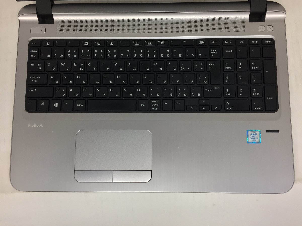 ジャンク/ HP HP ProBook 450 G3 Corei5-6世代 メモリ4.1GB ストレージ無し 【G22933】_キーボードにテカリ・文字消えがあります