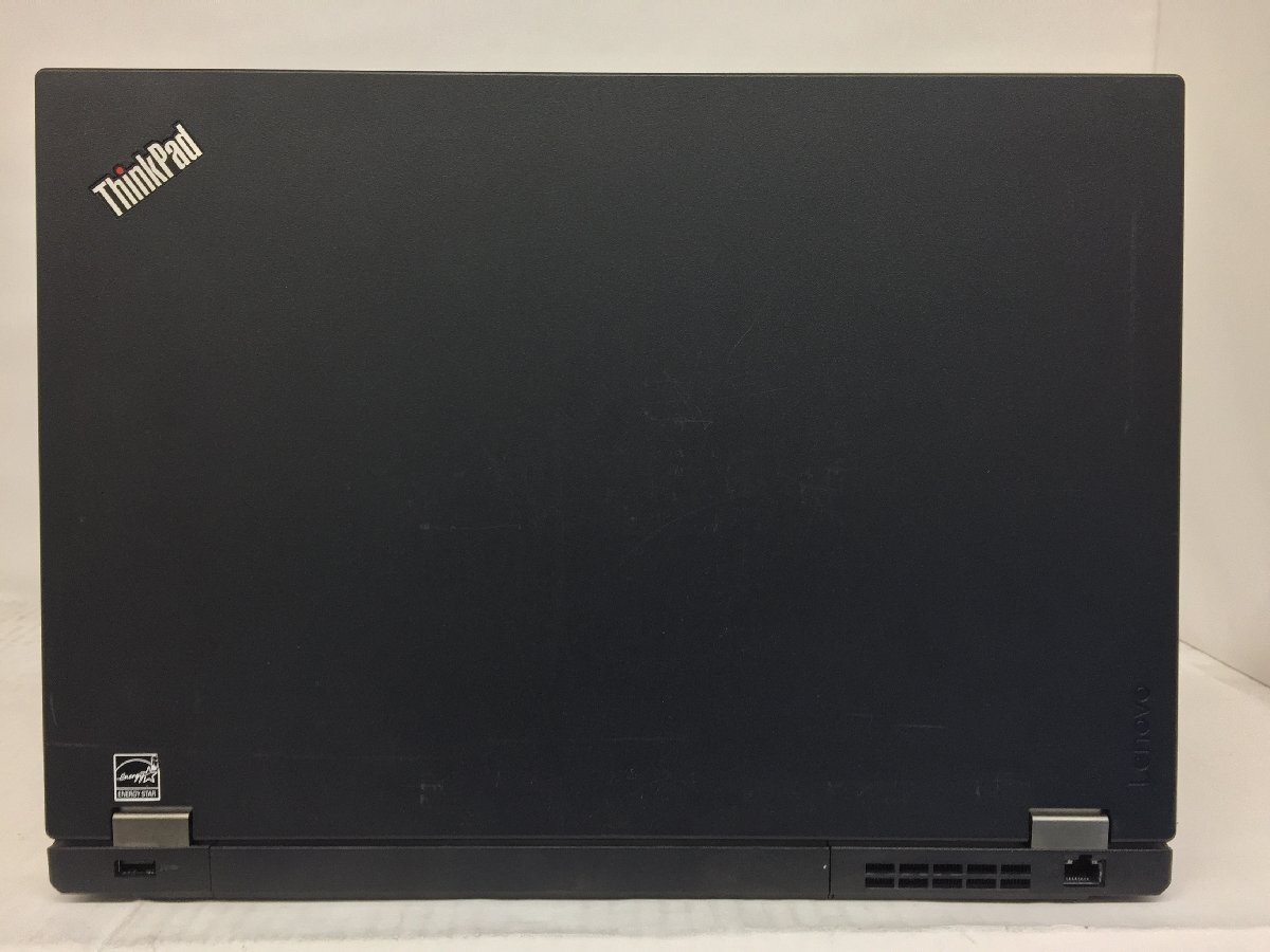 ジャンク/ LENOVO 20JQ000TJP ThinkPad L570 W10DG Intel Celeron 3955U メモリ4.1GB HDD500.1GB 【G23003】_天板に傷があります