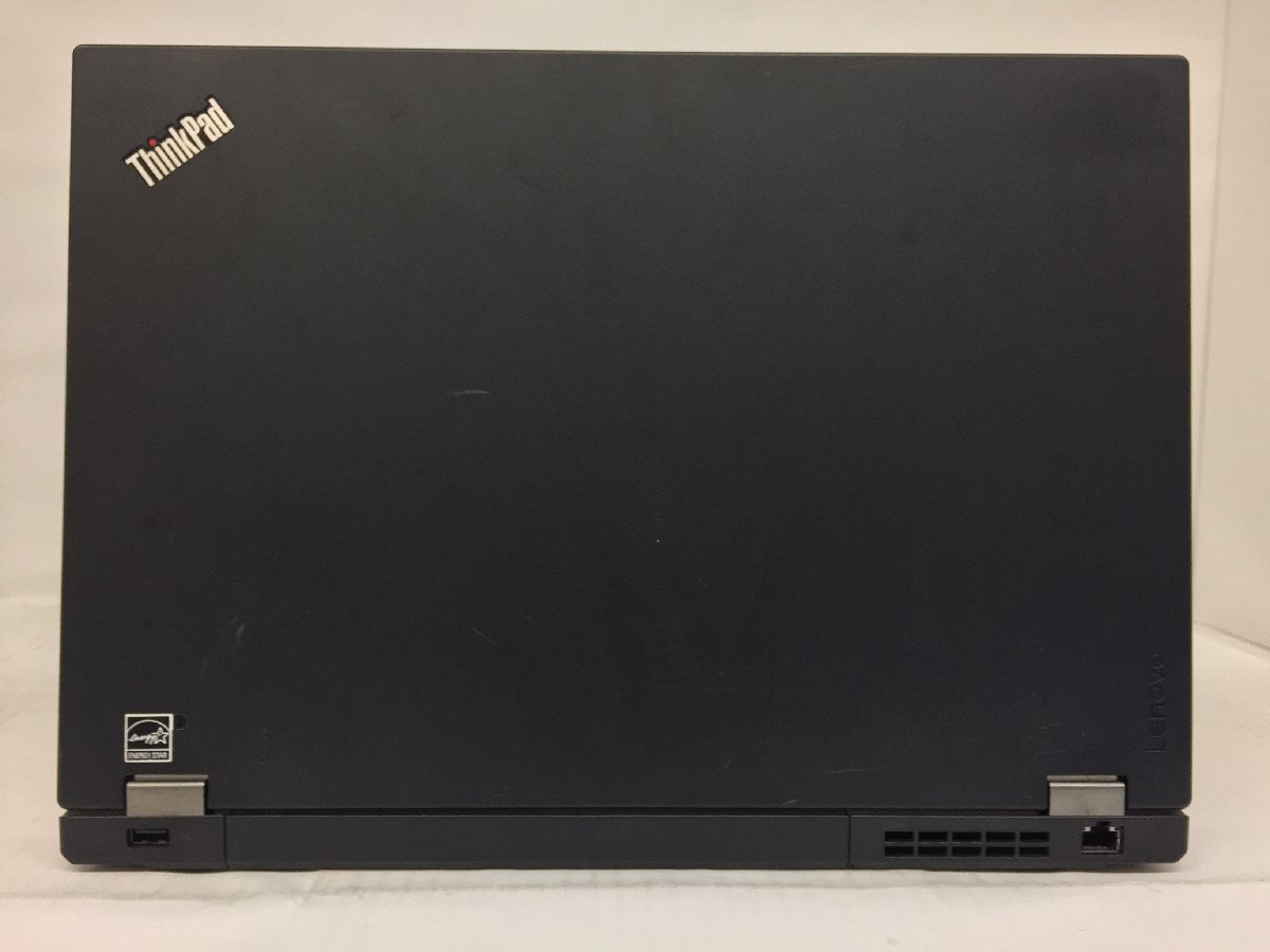 ジャンク/ LENOVO 20JQ000TJP ThinkPad L570 W10DG Intel Celeron 3955U メモリ4.1GB HDD500.1GB 【G23008】_天板に傷があります