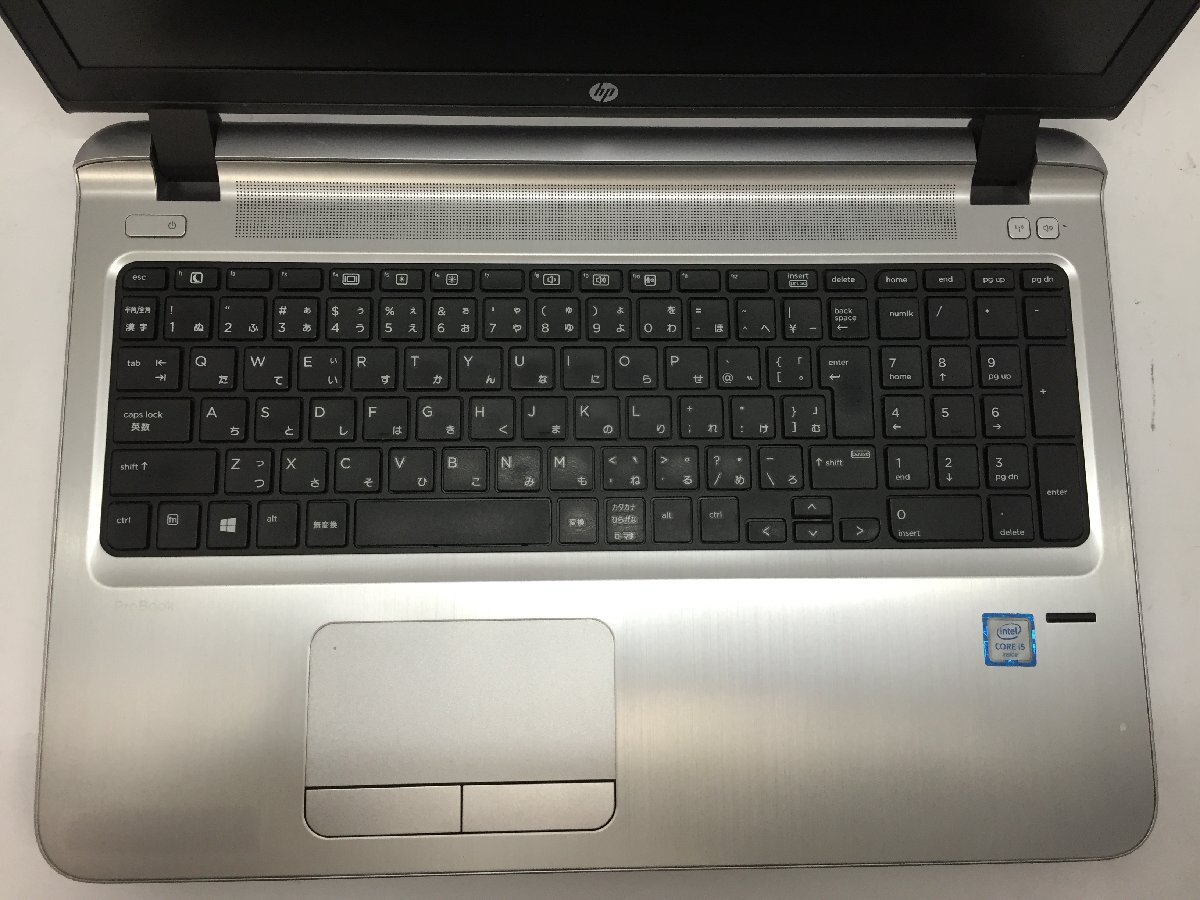 ジャンク/ HP ProBook 450 G3 Intel Core i5-6200U メモリ8.19GB HDD500.1GB 【G23034】_キーボードにテカリがあります