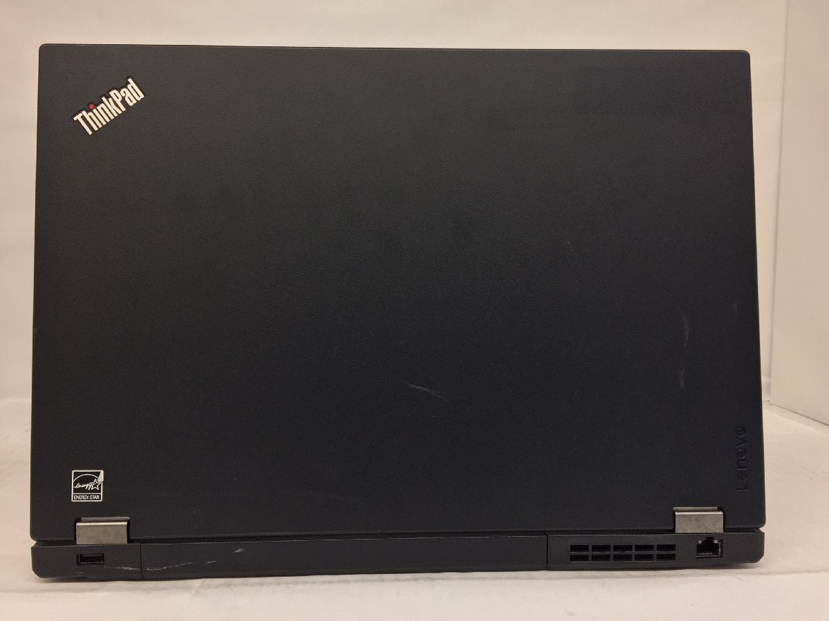 ジャンク/ LENOVO 20JQ000TJP ThinkPad L570 W10DG Intel Celeron 3955U メモリ4.1GB HDD500.1GB 【G23007】_天板に傷があります