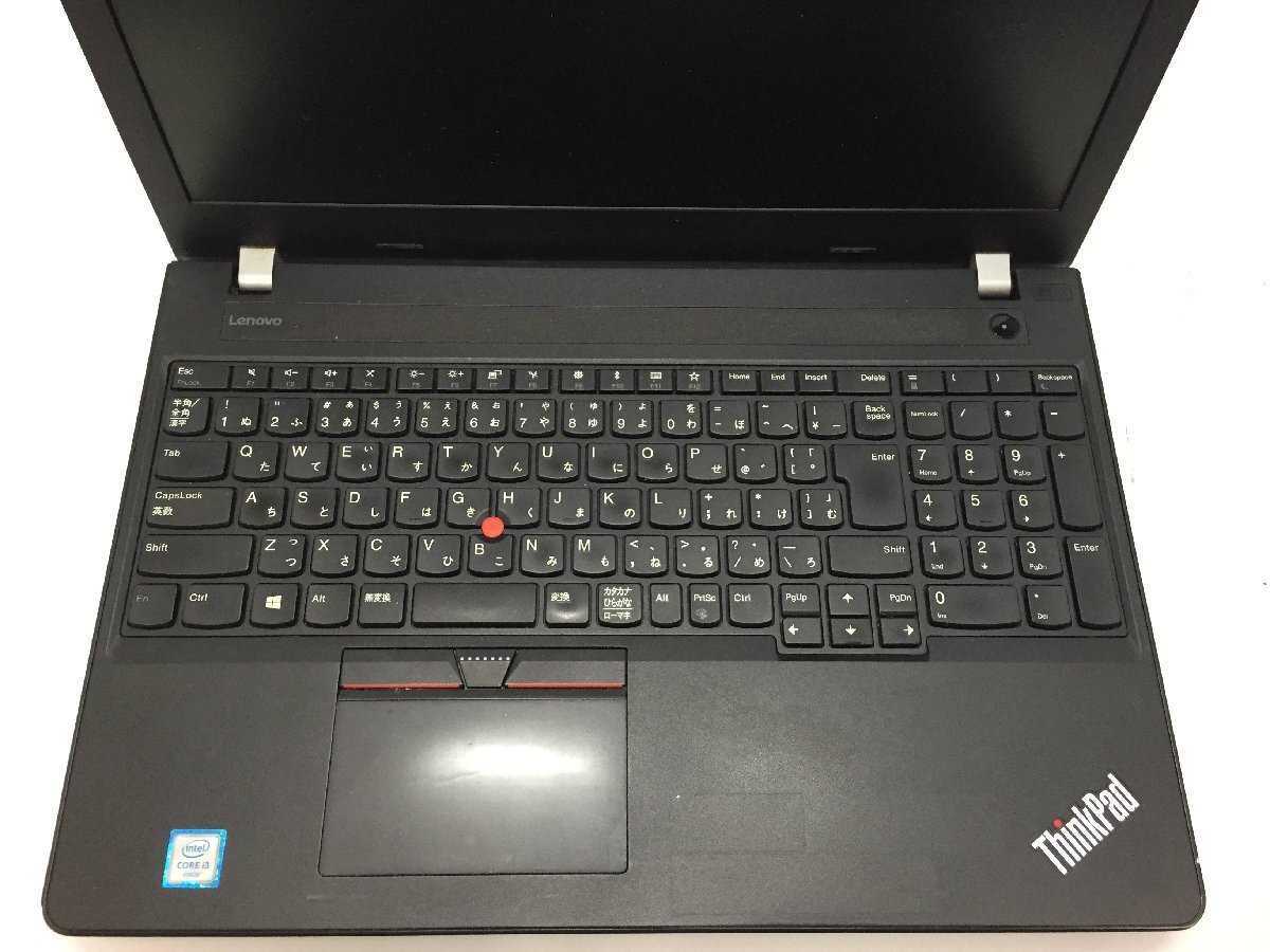 ジャンク/ LENOVO 20H6A0CKJP ThinkPad E570 Intel Core i3-6006U メモリ4.1GB HDD500.1GB 【G23030】_キーボードにテカリがあります