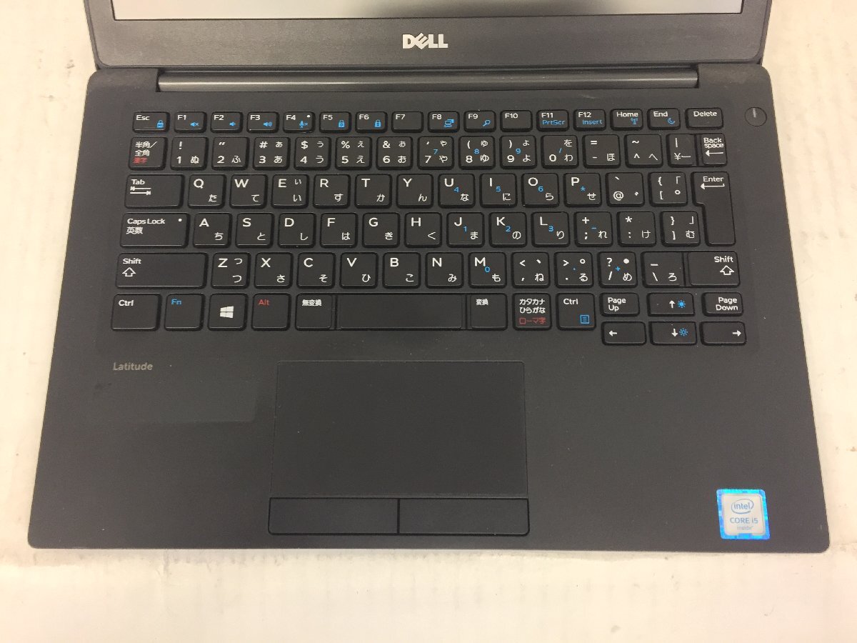 ジャンク/ Dell Latitude 7280 Intel Core i5-6200U メモリ8.19GB SSD256.06GB 【G22913】_パームレストにステッカー跡があります