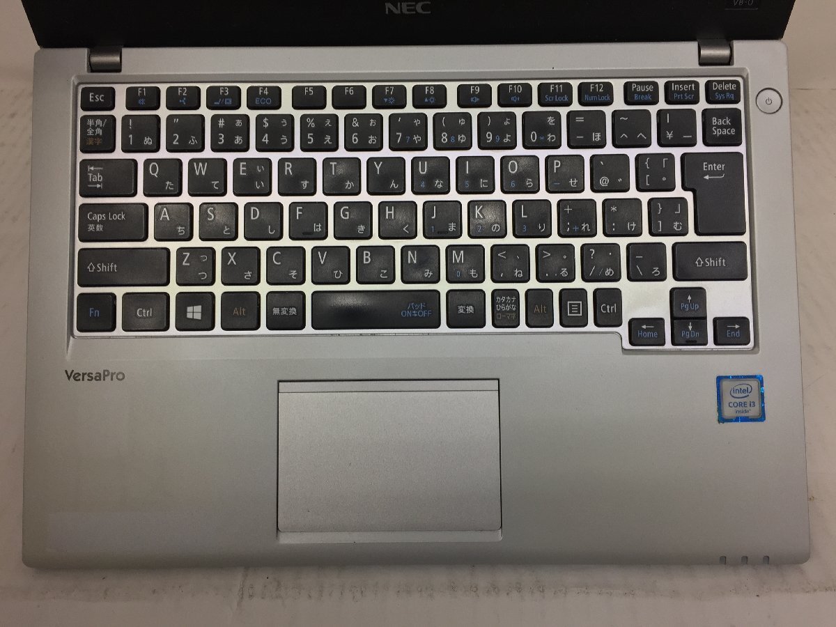 ジャンク/ NEC PC-VK23LBZDU Intel Core i3-6100U メモリ8.19GB ストレージ無し 【G23302】_キーボードにテカリがあります