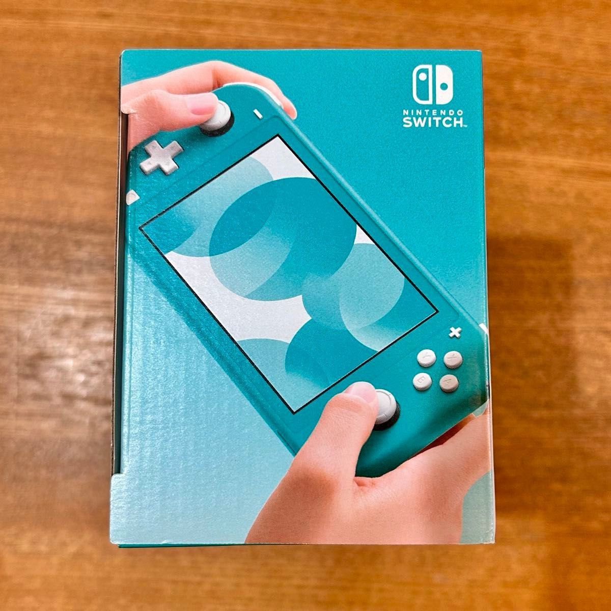 【空箱】Nintendo Switch Lite セット 新品充電器付　ターコイズ
