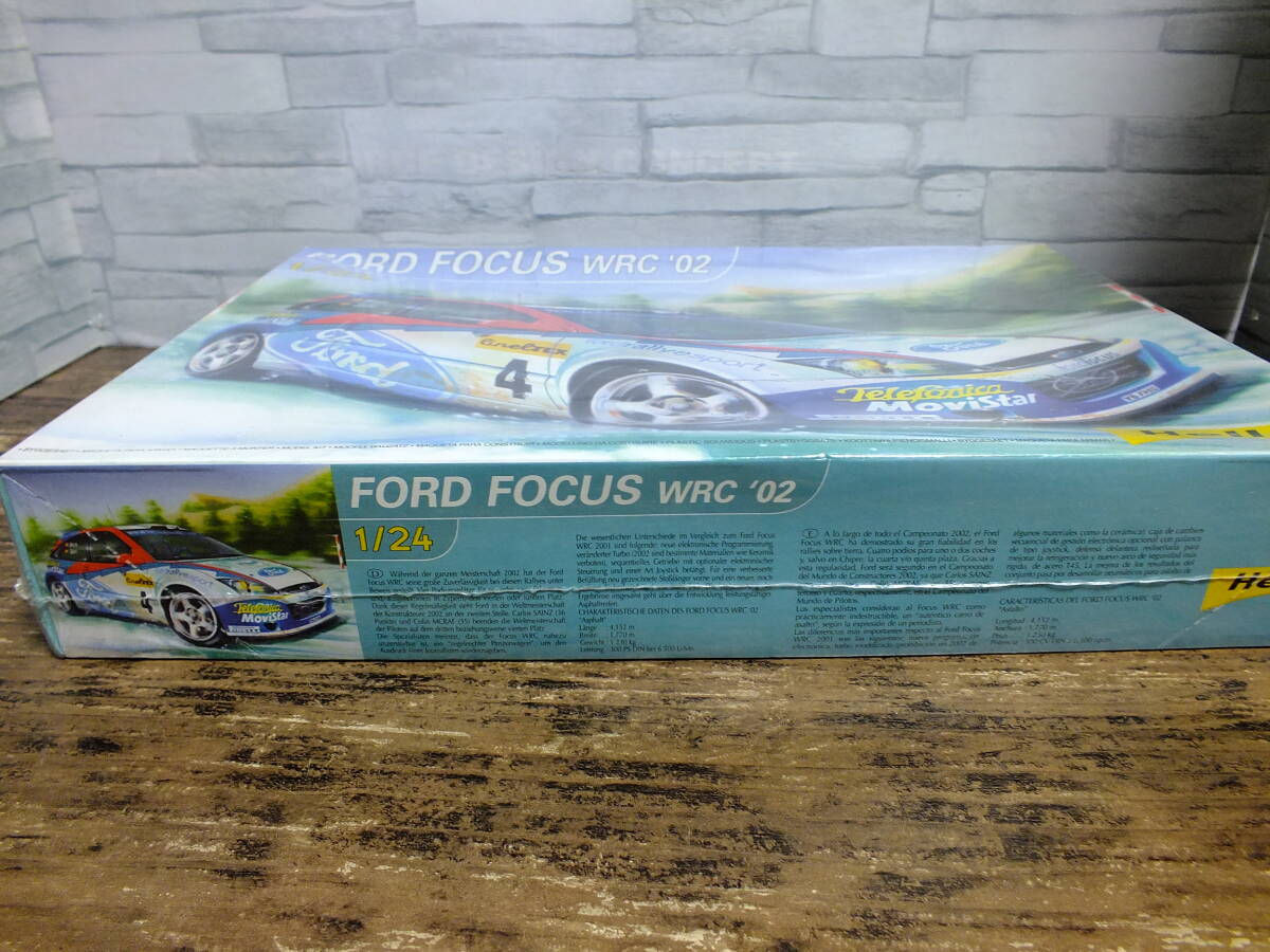 1/24　Heller　エレール　フォード　フォーカス　2002ｙ　WRC　未開封　未組立品_画像2