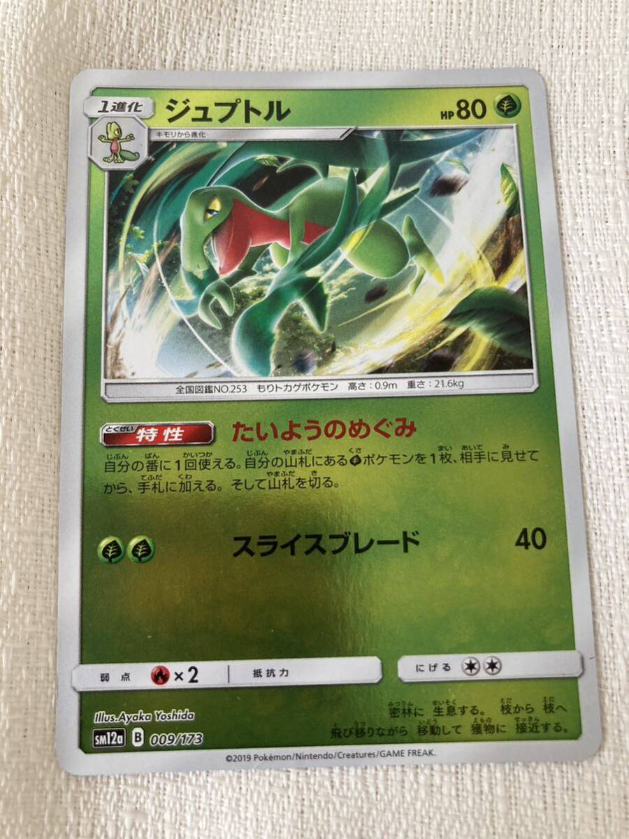 ポケモンカード ジュプトル sm12a キラの画像1