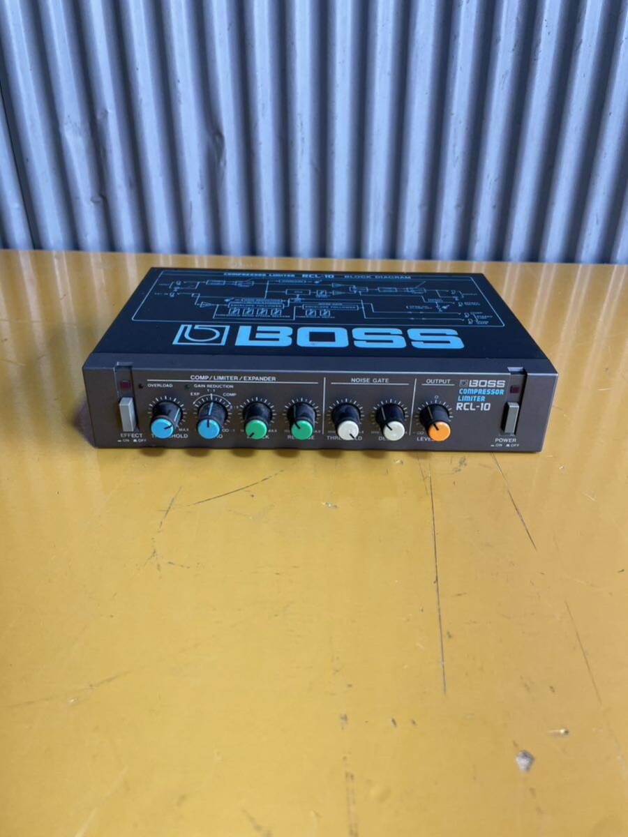①BOSS RCL-10 コンプレッサー リミッター音響機材 ジャンク_画像1