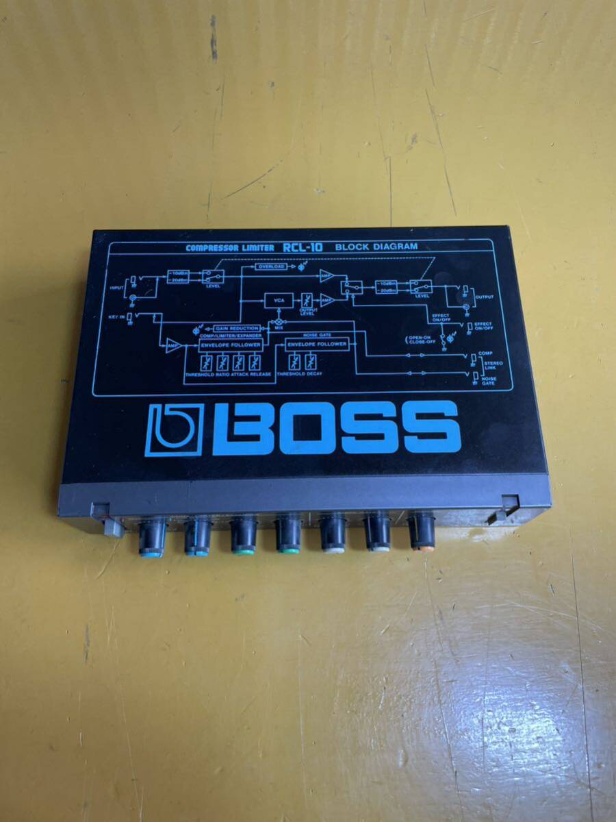 ①BOSS RCL-10 コンプレッサー リミッター音響機材 ジャンク_画像2