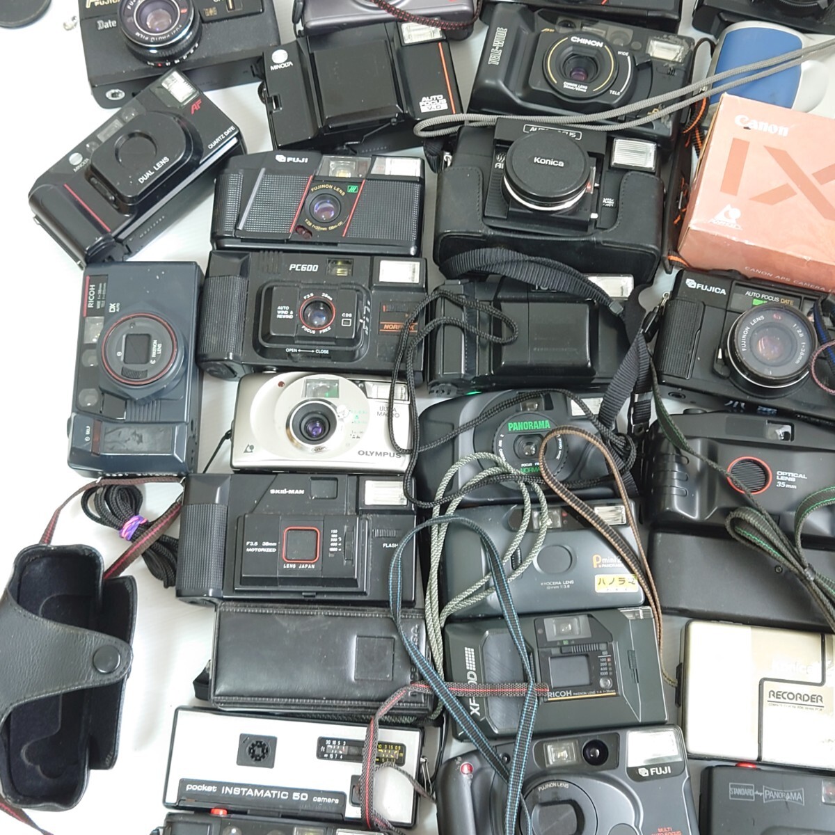 u6）１円〜 ジャンクカメラまとめ売り 大量セット 光学 PENTAX OLYMPUS Canon MINOLTA コンパクトカメラ フィルムカメラ KONICA FUJIの画像3