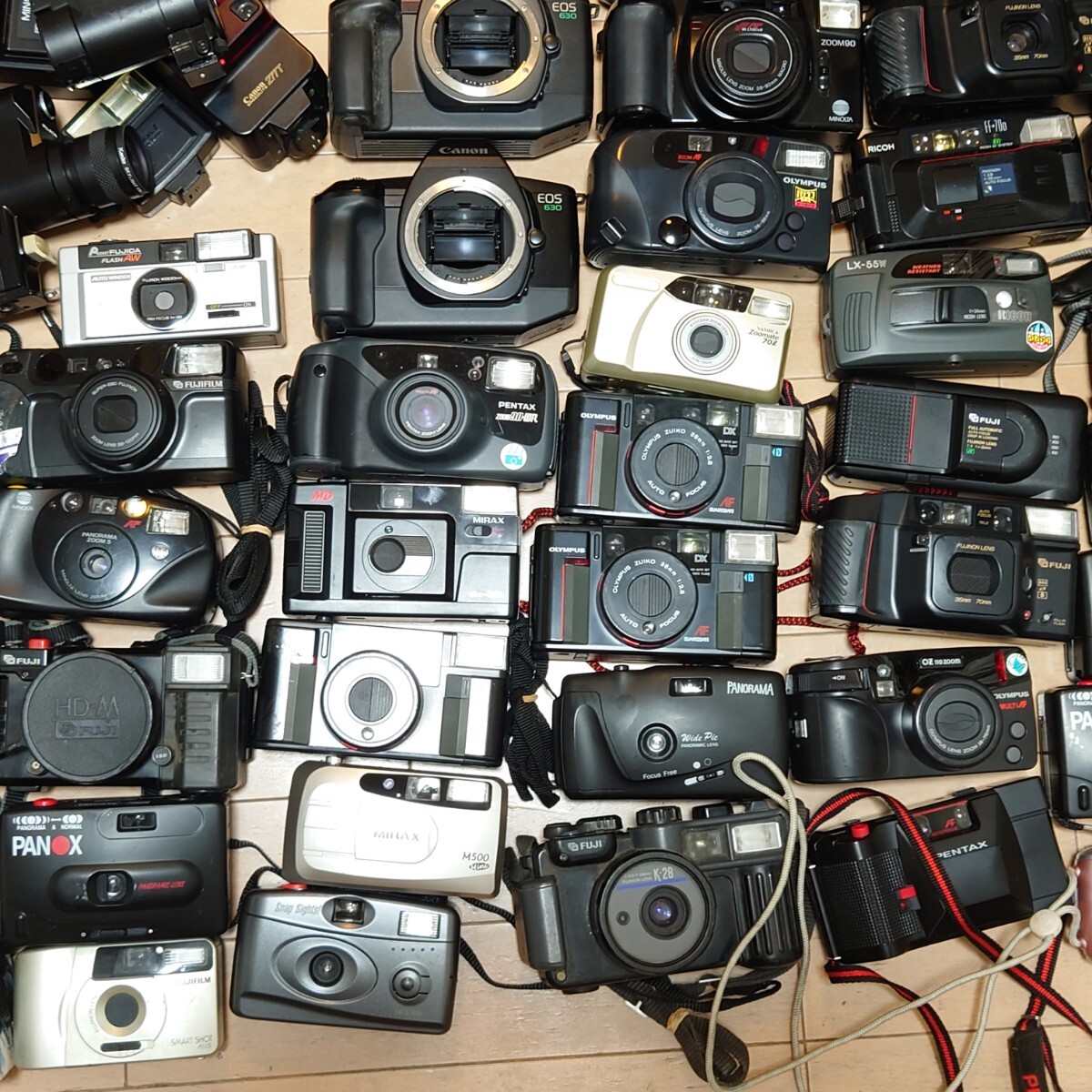 Ｔ４）１円〜　ジャンクカメラまとめ売り　大量セット　光学 MINOLTA Canon PENTAX Nikon フィルム コンパクト_画像10