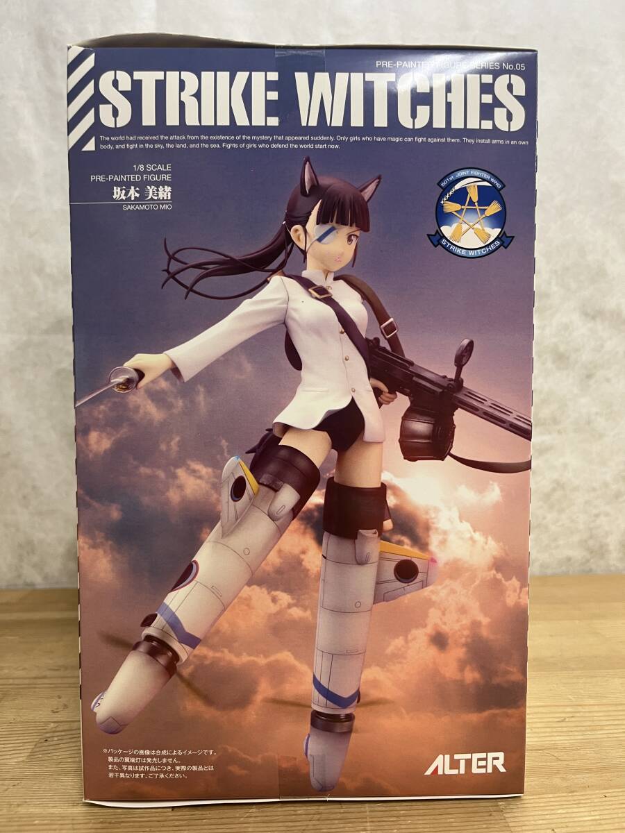 W5◇【未開封】坂本美緒 ストライクウィッチーズ 1/8/アルター /零式艦上戦闘脚二二型甲/2011年/240514_画像4