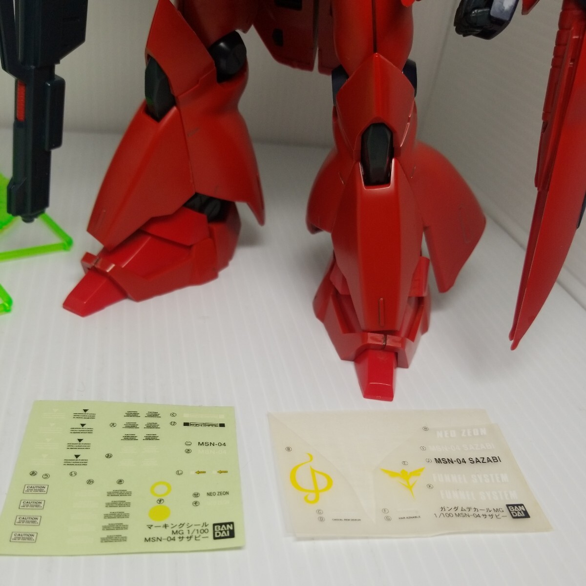 U-420g 5/8 MG サザビーガンダム 同梱可 ガンプラ ジャンク_画像2